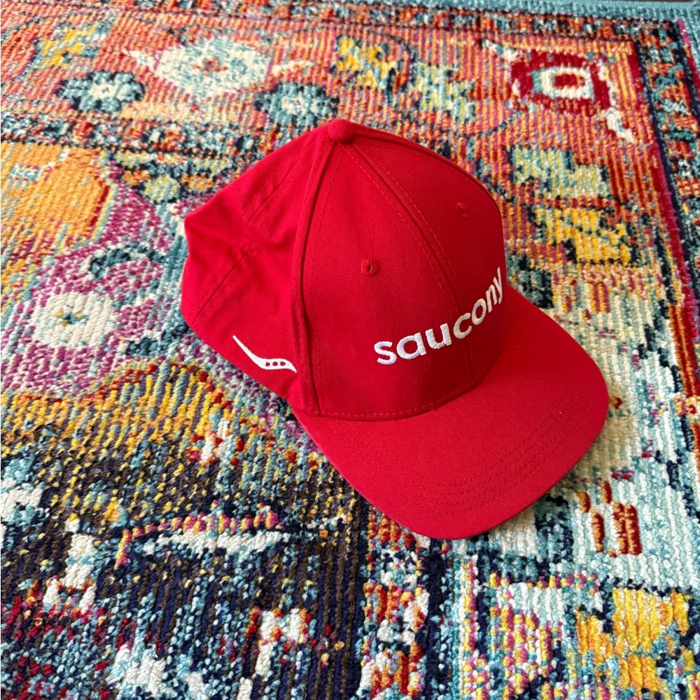 Saucony Red Baseball Hat - Vintage
